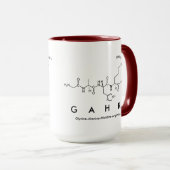 Gahr Peptid-Namen-Tasse Tasse (VorderseiteRechts)