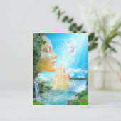 Gaia - der Geist der lebenden Erde Postkarte (Stehend Vorderseite)