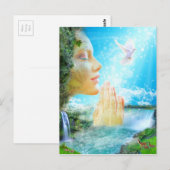 Gaia - der Geist der lebenden Erde Postkarte (Vorne/Hinten)