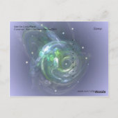 GAIA DER LEBENSPLANET POSTKARTE (Rückseite)