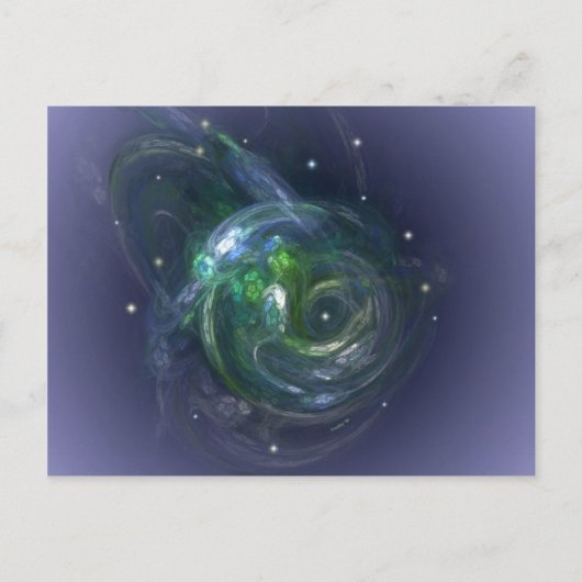 GAIA DER LEBENSPLANET POSTKARTE (Vorderseite)