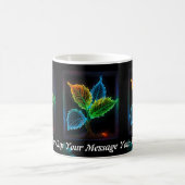 Gaia-Glanz: Die Neon-Leaf-Essenz Kaffeetasse (Mittel)