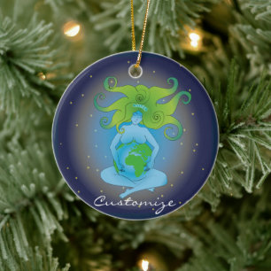 Gaia Goddess Thunder_Cove Keramik Ornament