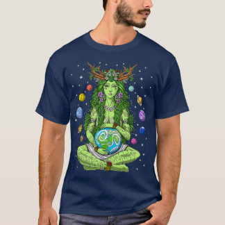 Gaia Griechische Göttin Heidnische Mutter Erde Hip T-Shirt