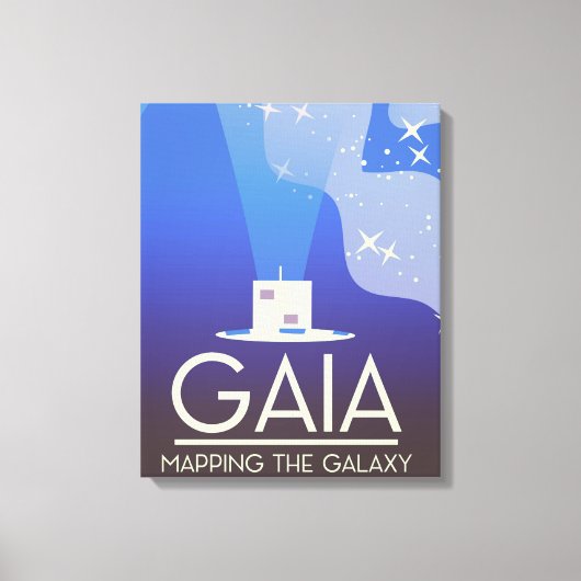 GAIA Mapping the Universe Leinwanddruck (Vorderseite)