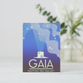 GAIA Mapping the Universe Postkarte (Stehend Vorderseite)