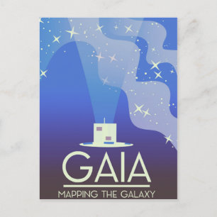 GAIA Mapping the Universe Postkarte