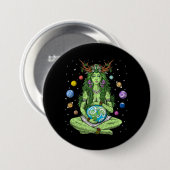 Gaia Mother Earth Goddess Button (Vorne & Hinten)
