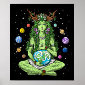 Gaia Mother Earth Goddess Poster (Vorne)