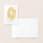 Gaia Mother Goddess Folienkarte (Anzeige)