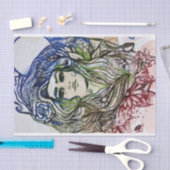 Gaia Mother Goddess Seidenpapier (Handwerk)