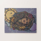 Gaia Mutter Erde Göttin Tarot der Welt Puzzle (Horizontal)