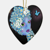 GAIA Mutter Erde Pagan Fantasy Art von Leah G Keramikornament (Links)