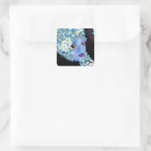 GAIA Mutter Erde Pagan Fantasy Art von Leah G Quadratischer Aufkleber (Tasche)