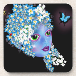 GAIA Mutter Erde Pagan Fantasy Art von Leah G Untersetzer