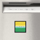 Gaia Nurtures 2 Zoll quadratisch Magnet (In Situ (Geschirrspüler))