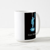 Gaia Rising Becher 11 Oz oder 15 Oz Kaffeetasse (VorderseiteRechts)