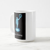 Gaia Rising Becher 11 Oz oder 15 Oz Kaffeetasse (Vorderseite Links)