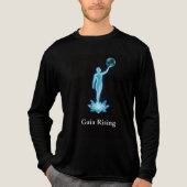 Gaia Rising Bella Mens Long Sleeved T-Shirt Tri-Blend Shirt (Vorderseite)