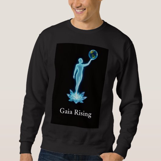 Gaia Rising Mens Sweatshirt (Vorderseite)