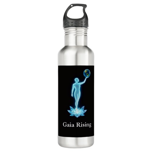 Gaia Rising Stainless Steel Waterbottle Edelstahlflasche (Vorderseite)