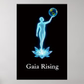 Gaia Rising Wall Art / Poster (Vorne)