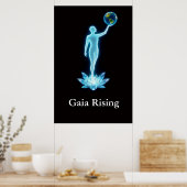 Gaia Rising Wandkunst / Poster (Küche)