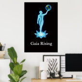 Gaia Rising Wandkunst / Poster (Heimbüro)