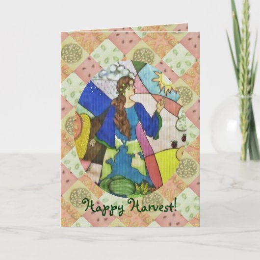 Gaia Überfluss-Nahrungsmittelernte Karte (Vorderseite)