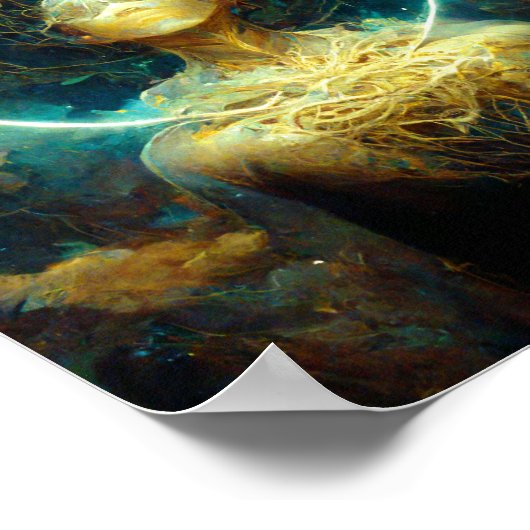 Gaia Ultima Fantasy Art Poster (Ecke)