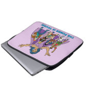 Gaia und die Planeteers Graphic Laptopschutzhülle (Vorne Knopf)