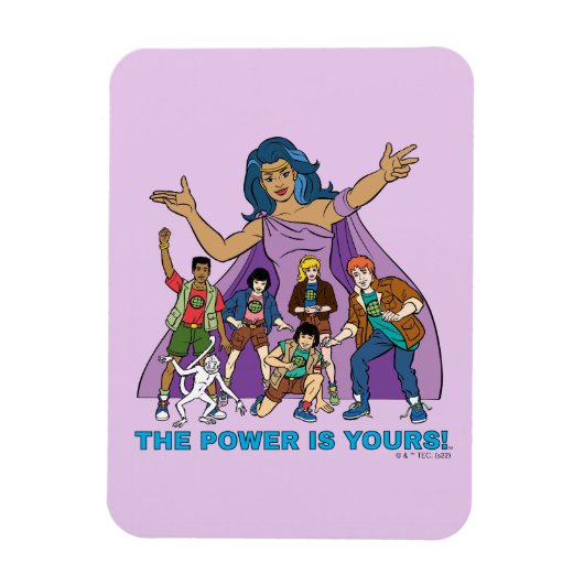 Gaia und die Planeteers Graphic Magnet (Vertikal)