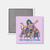 Gaia und die Planeteers Graphic Magnet (Vorderseite/Rückseite)