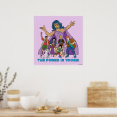 Gaia und die Planeteers Graphic Poster (Küche)