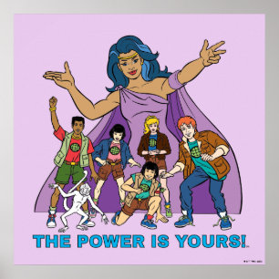 Gaia und die Planeteers Graphic Poster
