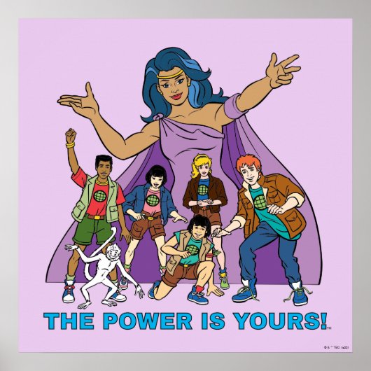 Gaia und die Planeteers Graphic Poster (Vorne)