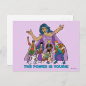 Gaia und die Planeteers Graphic Postkarte (Vorne/Hinten)