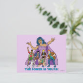 Gaia und die Planeteers Graphic Postkarte (Stehend Vorderseite)