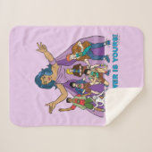 Gaia und die Planeteers Graphic Sherpadecke (Vorderseite (Horizontal))