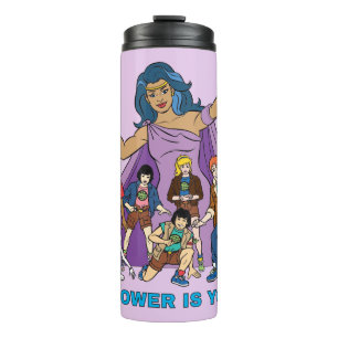 Gaia und die Planeteers Graphic Thermosbecher