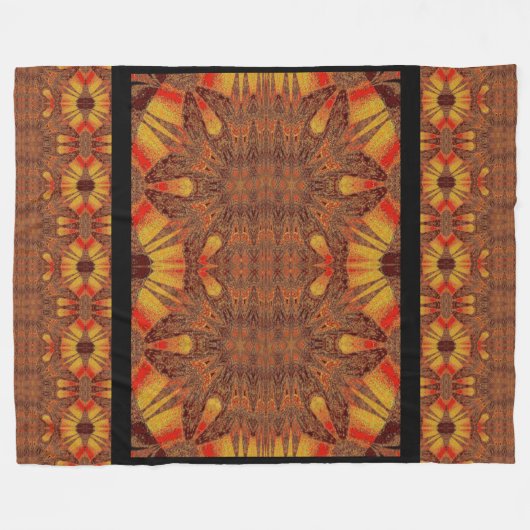 Gaias Garten 22 Fleecedecke (Vorderseite (Horizontal))