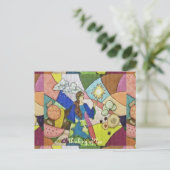 Gaias Überfluss an Lebensmitteln Obst Gemüse Postkarte (Stehend Vorderseite)