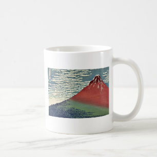 Gaifu kaisei durch Katsushika, Hokusai Ukiyoe Kaffeetasse