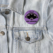 Gail Carriger Fan-Anstecker Button Lila (Beispiel)