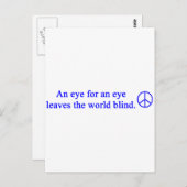 Gail-Friedensentwurf Postkarte (Vorne/Hinten)