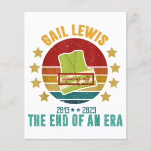 Gail Lewis, wir begrüßen Sie, das Ende einer Ära S