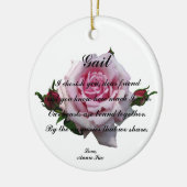 GAIL QUOTE KERAMIK ORNAMENT (Links)