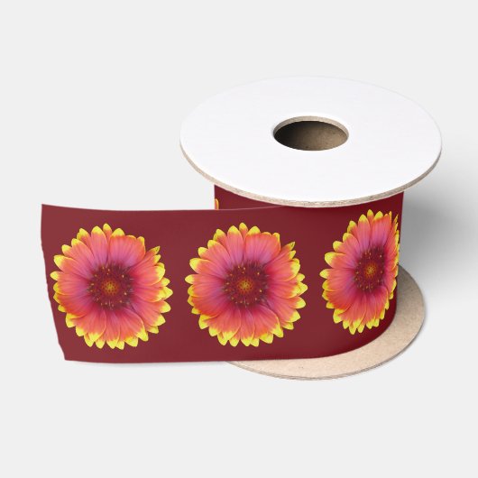 Gaillardia 1 satinband (Spule)