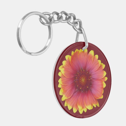 Gaillardia 1 schlüsselanhänger (Vorderseite links)