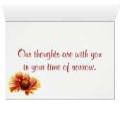 Gaillardia Blanket Blume Blank Inside Danke (Innenansicht Horizontal (Unten))